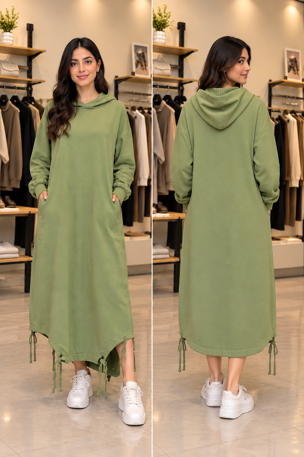 Cozy Hooded Dress