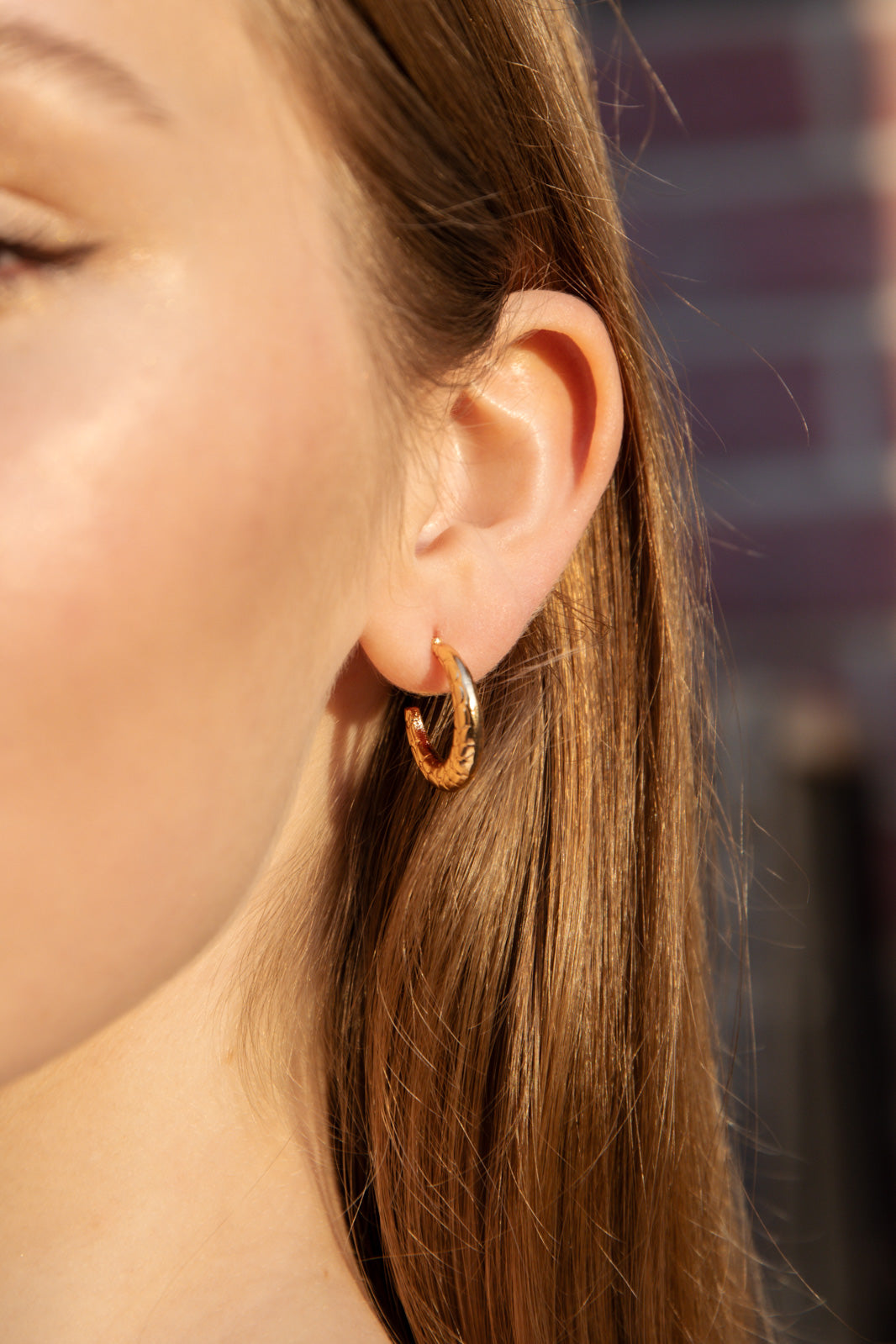 Golden Helal Earrings