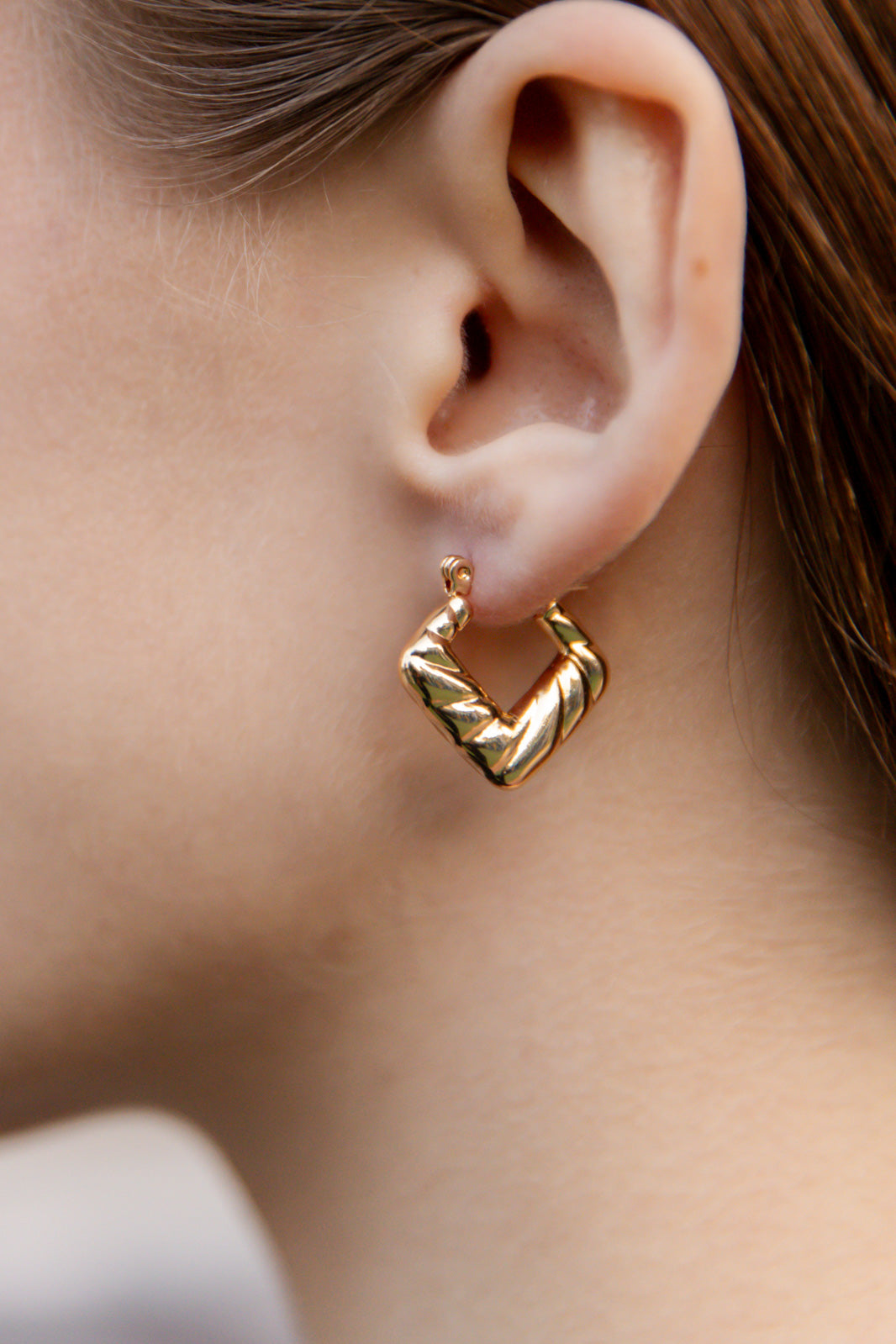 Twisted Rhombus Earrings