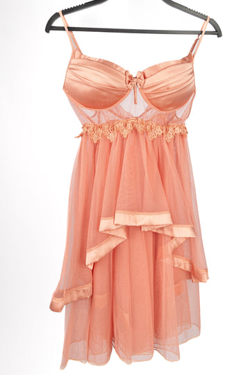 Sexy simon chiffon night gown