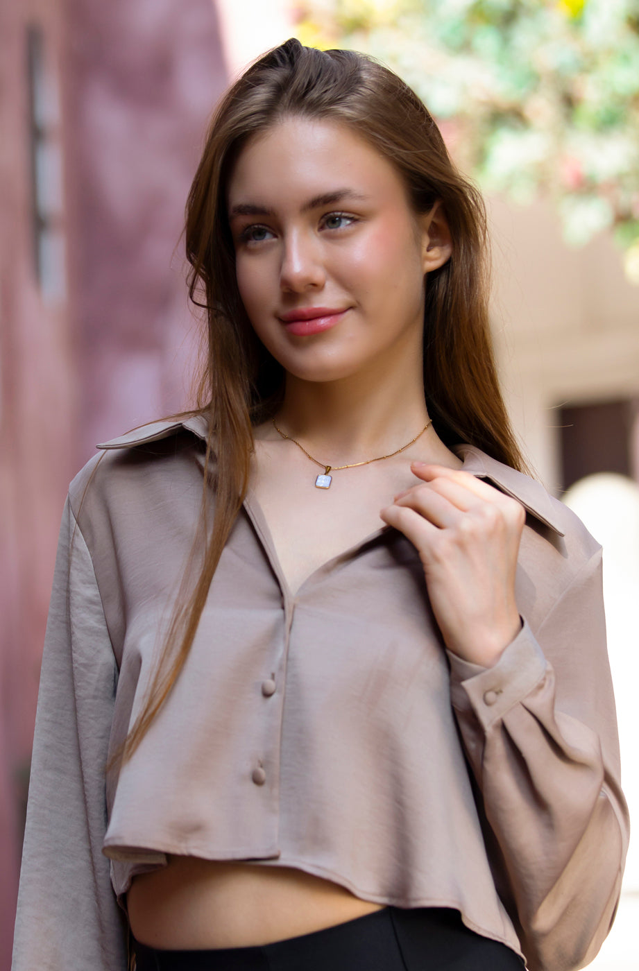 Elegant Square Necklace