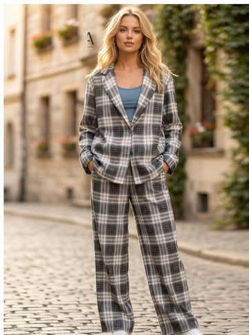 Clara Plaid Set